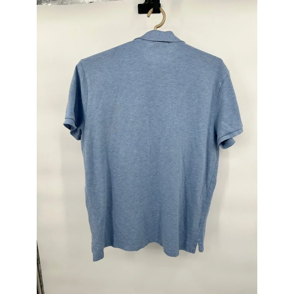Polo Ralph Lauren Mens Custom Slim Fit‎ Polo Shirt Light Blue XL
